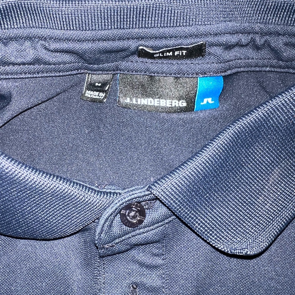 J.Lindeberg Dark Blue men’s golf shirt